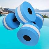 27x15cm 2er Aqua Hanteln Set Hanteln Kurzhanteln Gewichte Für Gymnastik Aerobic Fitness Hantelset, Schwimmhanteln Aqua Aerobic I Wasser Aerobic-Training Schaum Hanteln,Aqua Fitnessgerät Wassersport