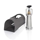 Bosch Fruchtpressenaufsatz MUZ45FV2, Aufsatz für Fleischwolf, zum Pressen von Beerenobst und Gemüse, passend für MUM 4, Serie 4 und 2, Schwarz