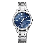 Citizen Damen Analog Eco-Drive Uhr mit Edelstahl Armband EM0500-73L