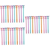 DOITOOL 3 Sätze Gel Stift Süßes Briefpapier Süßes Stationäres Süßer Cartoon-stift Süßer Stift Japanische Schreibwarenstifte Lustiger Stift Süße Stifte Masse Gelroller Plastik 11 Stücke * 3