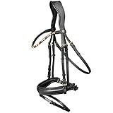 WALDHAUSEN Waldhausen X-Line Trensenzaum Goldheart, VB, schwarz