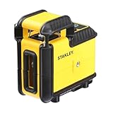 STANLEY Kreuzlinienlaser Rotationslaser Laser Messgerät CROSS 360° ( 360° horizontale & vertikale Linie, selbstnivellierend, IP50, inkl. Wandhalterung, 4x Batterien & Tragetasche) STHT77594-1