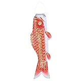 Hemobllo Japanische Windsock Flagge Hängende Dekoration Für Garten Und Koi Flagge Festtags Und Außenbereich Deko