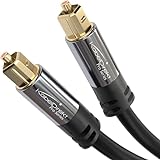 KabelDirekt – TOSLINK-Kabel, optisches Audiokabel – 2 m – Glasfaserkabel für Soundbar (TOSLINK auf TOSLINK, digitales S/PDIF-Kabel, Stereoanlage/Verstärker, Heimkino, Xbox One/PS4)