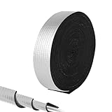 Schaumisolierung Für Rohre - Heizung Und Kühlen Reflektierende Folie - Schaumrohr Ummantelung | für Türen, Kaltes Wetter, Winter, Klimaanlage, Sommer, Outdoor, Garage und Wasserleitungen