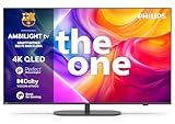 Philips Ambilight 'The One' 75PUS9000 4K QLED Smart TV - 75 Zoll Display mit P5 Perfect Picture Engine Ultra HD, Titan OS, Dolby Vision und Dolby Atmos Sound
