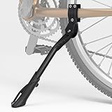 Priksia Fahrradständer 24-29 Zoll, Höhenverstellbar Fahrrad Ständer, Universal Fahrrad Seitenständer für Mountainbike, Ebike, Trekkingrad, Citybikes, Pendlerfahrräder
