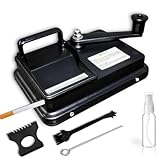 JIUJITSAW Zigarettenstopfmaschine, Tabak Stopfmaschine für Zigaretten Ø 8 mm cigarette machine, mit Zubehör, Männergeschenk(Schwarz)