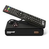 PremiumX Mini Satelliten-Receiver 221S FTA Digital SAT TV Receiver DVB-S2 Full HD HDMI SCART 1x USB Multimedia-Player, Astra vorprogrammiert