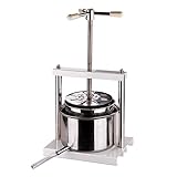 Edelstahl Obstpresse Beerenpresse Saftpresse Weinpresse Fruchtpresse Kräuterpresse Presse 5 L