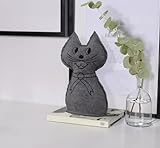 Raumentfeuchter Mod. Katze 2er Set 1 kg kombiniert Raumentfeuchter und Türstopper wiederverwendbar wirkt bis 3 Monate Maße 12 x 27 x 13 cm