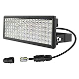 BERSUANG LED Strahler Außen Fluter 14000LM 100W Scheinwerfer 6500K Flutlichtstrahler IP67 Wasserfest Flutlicht Einstellbarem Winkel Geeignet Außenstrahler für Sportplatz (mit kabelverbinder)