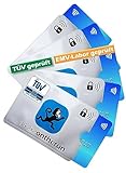 5X RFID Blocker Kartenhülle (TÜV + HF Labor geprüft) - EC Karten Schutzhülle, Karten Hüllen für Geldbörsen, Ausweis- & Kartenhüllen, NFC Schutzhülle