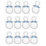 Zeiwohndc Packung mit 12 befüllbaren Schnuller Süßigkeitenboxen, Charm Box, tragbarer für Babypartys und Dekorationszubehör, tragbarer