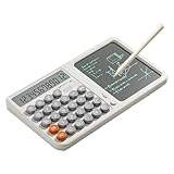 Calculator with Notepad, Home Offices Math Tool, Large Display with Handwriting Draft Board, Eye-Friendly Screen for Students, Business, Adults, School Tasks, and Everyday Calculations