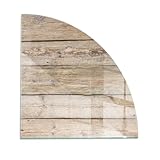 Kaminbodenplatte für Kaminofen 100x100 cm Hartglas Dekorative Glasbodenplatte Hitzeschutz Elegantes Design Quadrant Schutzplatte Glasboden Stilvollem Motiv - Naturholzbretter