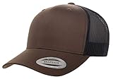 Yupoong Herren Einzeln Trucker-Mütze, Coyote Brown/Black, Einheitsgröße