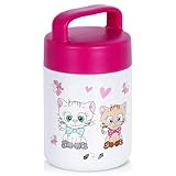 orion group Thermosbehälter Lunchbehälter Thermoschüssel Thermobox für Mittagessen aus Edelstahl KATZE 450 ml