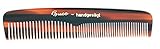 BUCO Taschenkamm handgesägt - 12,5 cm, Celluloseacetat, Unisex, Erwachsene, Haarpflegebewusste, Brown