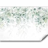 murando - Fototapete Premium-Vlies Blätter 350x256 cm - Foto Tapete Schlafzimmer Wohnzimmer Moderne Vliestapete XXL Wandtapete Motivtapeten Bildtapete 3d Effekt - Floral Muster b-C-0615-a-b
