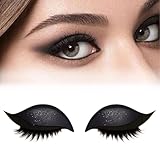 Lazy Lidschatten Wimpern Patch, 2 in 1 Wiederverwendbare Lidschatten & Wimpern Make-up Aufkleber, 3D Wiederverwendbare Aufkleber Lidschatten, Natürliche & Wasserfeste Lidschatten Wimpern Make-up