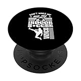Meine Hallenfußballstimme Hallenfussball Stimme Spieler PopSockets mit austauschbarem PopGrip