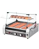 VEVOR A011 Hot Dog Maschine 11 Rollen 2200W, 2200, Edelstahl