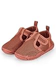 Sterntaler Badeschuh Mesh mit Klettverschluss - Badeschuh aus Mesh mit Klettverschluss - Unisex Kinder Badeschuh - Aquaschuhe unifarben Kinderschuhe rutschfester Sohle für Badespaß ,blassbraun,25/26
