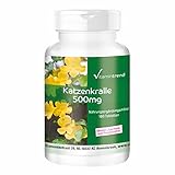 Katzenkralle 500 mg - 180 Tabletten Uña Da Gato für 3 Monate - Großpackung - Vegan | Vitamintrend