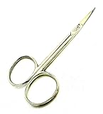 Jaguar Solingen 9 cm gebogene Nagelschere – Carbonstahl vernickelt – Professionelle Nagelhautschere – Präzisionswerkzeug grau 30 Gramm