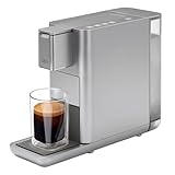 Tchibo Qbo ICONIC Premium Kapselmaschine für Espresso, Caffè Crema und Caffè Grande, hochwertiges, kompaktes, innovatives Design, Frozen Silver, Grau