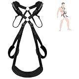 Jomyu BDSM Liebesschaukel Sexspielzeug Extrem Sex Toy Bondageset extrem Sex Sexschaukel mit Sitz Elegante Position Master Fessel Sling Sex Schaukel mit Breiten Polstern SM Sexspielzeug für Paare