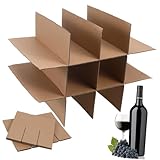 Zerodeko Versatile Umzugskisten Trennwände aus Karton für Geschirr Glas Schutz Effiziente Organisation und Flexible Einteilung