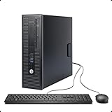 HP ProDesk 600 G1 SFF Desktop Computer PC, Intel Core i5-4570, 16GB RAM, 256GB SSD, WiFi, Bluetooth, US Tastatur, Windows 11 Pro (Generalüberholt)
