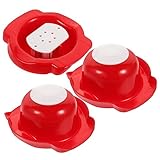 LIFKOME 3 Stück Teiliges Gemüseschneider mit Handschutz Kompakter Kartoffel und Knoblauchschneider Scharfe Edelstahlklingen für Feines und Schneiden Multifunktional für Küche und