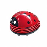 Chofit Niedlicher Mini-Schreibtischreiniger, tragbarer Käfer-Staubsauger, Krümelkehrer, Schreibtisch-Staubsauger, Mini-Staubsauger (rot)
