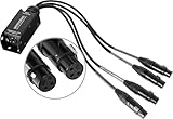 Pronomic NetCore SP-3F Multicore-Spliss female - Peitsche mit 4 XLR-Steckern (female) auf RJ45 Buchse - zur Übertragung analoger oder digitaler Signale über Netzwerkkabel