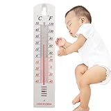 Holdes Innentemperatur, Wandmonitoranzeige, Innen- und Außentemperatur-Messgerät für Gewächshäuser, Häuser und Büros