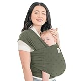 KeaBabies Babytrage Ab Geburt - Atmungsaktive Babytragetücher, Babytrage Neugeborene Ab Geburt, Babytuch Tragetuch Baby Neugeborene, Kleinkind Handfreie Baby Carrier (Forest Berries)