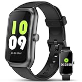 Marsyu Smartwatch Damen Herren AMOLED Smart Band IP68 Schwimmen & 100+ Sportarten Fitnessuhr