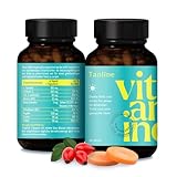 Vitamino Tanline - Beta-Carotin-Kapseln mit L-Tyrosin, Vitaminen, Biotin, Selen, Bräunungskapseln, vegan, glutenfrei, laktosefrei - 60 Kapseln