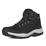 CC-Los Damen Wasserdicht Wanderstiefel rutschfeste Trekkingschuhe Wanderschuhe Outdoorschuhe Schwarz 40