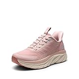 ALLSWIFIT Damen-Schlupfschuhe, bequem, zum Laufen, Tennis, atmungsaktiv, rutschfest, für Sport, Fitnessstudio, Workout, Cross-Training, modische Sneakers,Size 37,Rosa,SARR034W
