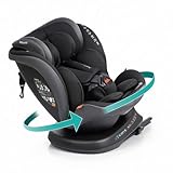 BABYAUTO - Autositz RODIA PLUS GR. 0+/1/2/3-40 - 150 cm – Alter: von Geburt bis 12 Jahre – 0 – 36kg – Rückwärtsgerichtet bis 18kg - Drehbar – ISOFIX- Top Tether (STONE GREY)