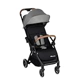 Bebeconfort Sunlite, Kinderwagen Buggy, 0–4 Jahre (max. 22 kg), Babystroller (7,2kg), Liegeposition, automatisch & kompakt zusammenklappbar, mit einer Hand verstellbar, Korb (5kg), Tinted Grey