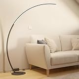 LUMIÈRE Design Stehlampe Bogenlampe 'Mavea' dimmbar LED Wohn & Schlafzimmer Bogenleuchte Leselampe Bogenstehlampe Smart Home Amazon Alexa Google Home Tuya