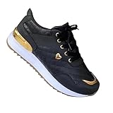 Damen Schuhe Sneaker Leichtgewichts Atmungsaktiv Outdoorschuhe Lace Up Freizeitschuhe Stoßdämpfung Laufschuhe Joggingschuhe Freizeitschuhe Rutschfest Weichen Sohle Bequem Hundert kollokation