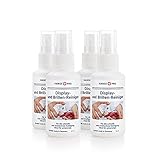 HANSE PRO Brillen-Reiniger, 4 x 50 ml I Brillen-Pflege I Reinigungs-Spray I schnelle und streifenfreie Reinigung von Brillen und Display-Oberflächen I ideal für unterwegs