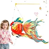 Chinesische Laternen, Chinesische Himmelslaternen in Fischform, Attraktive chinesische Neujahrslaternen mit LED, Fischlaternen zum Freigeben in Gedächtnis mit einzigartigem Design für Artigi-Feier