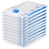 BoxLegend Vakuumbeutel 10 Mittel 70x50cm Aufbewahrungsbeutel Reise Vakuum Wiederverwendbar Kleiderbeutel für Kleidung Bettdecken Bettwäsche Kissen